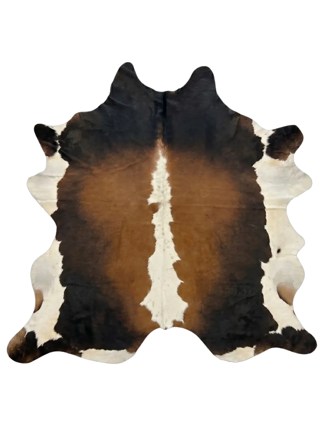 Heritage Tricolor Cowhide Rug 8' L X 6'5" W
