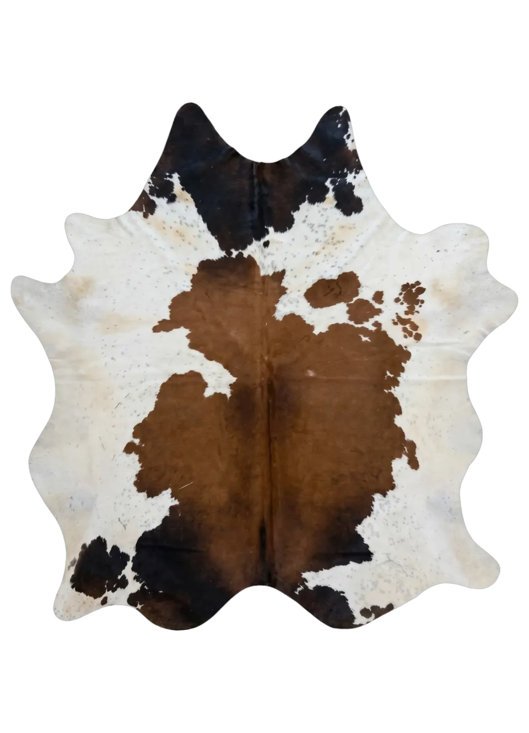 Heritage Tricolor Cowhide Rug 7'5" L X 7'3" W