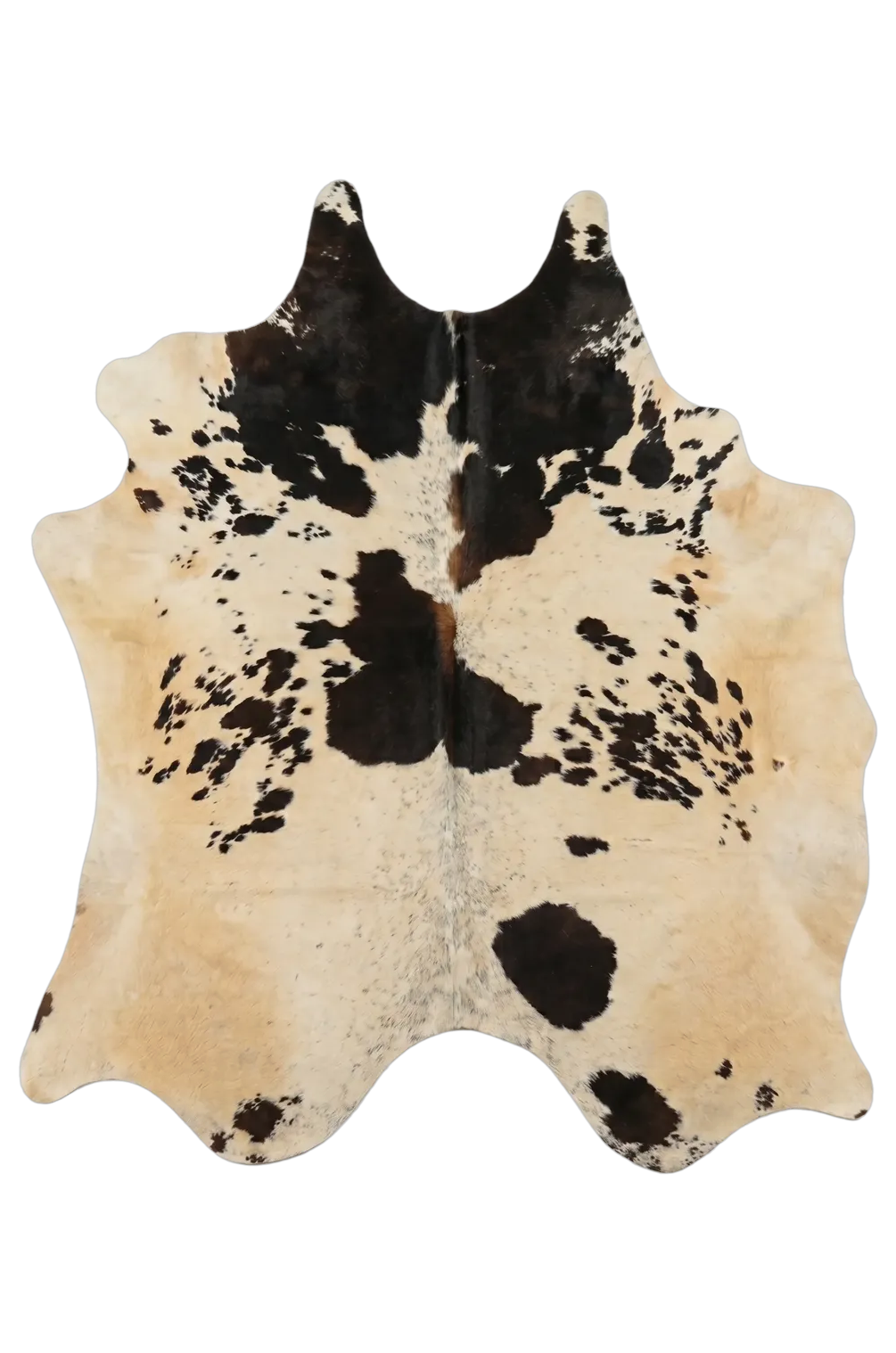 Heritage Tricolor Cowhide Rug 7'4" L X 6'9" W