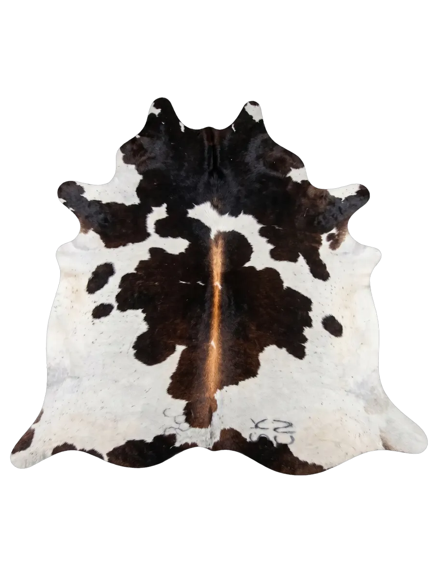 Heritage Tricolor Cowhide Rug 7'9" L X 5'10" W