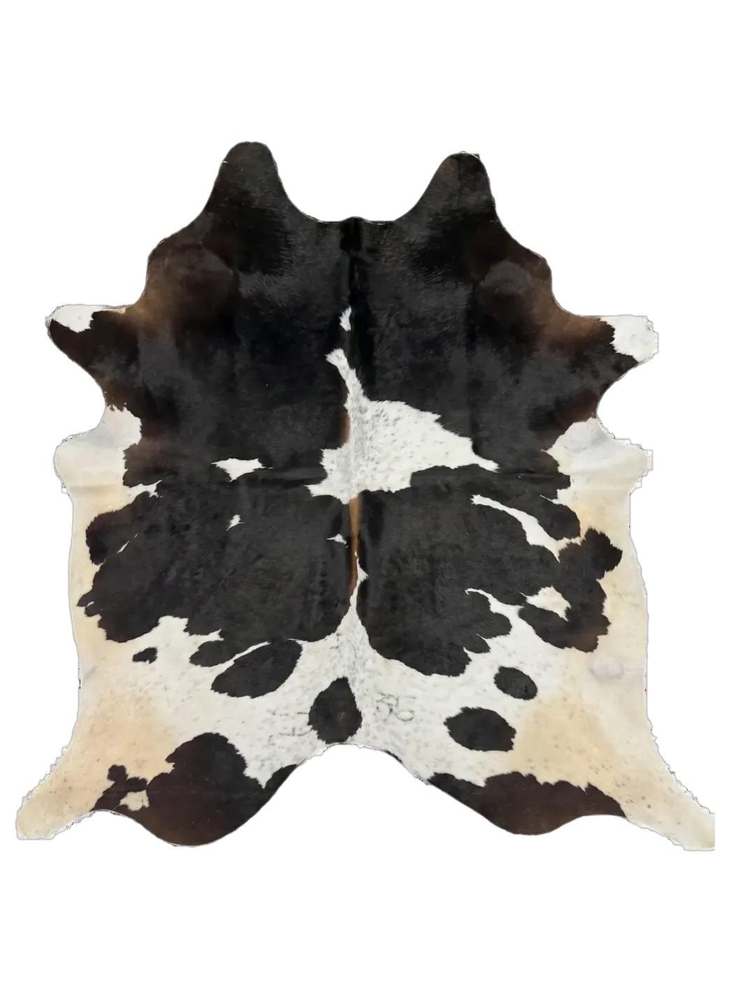 Heritage Tricolor Cowhide Rug 8'2" L X 6'3" W