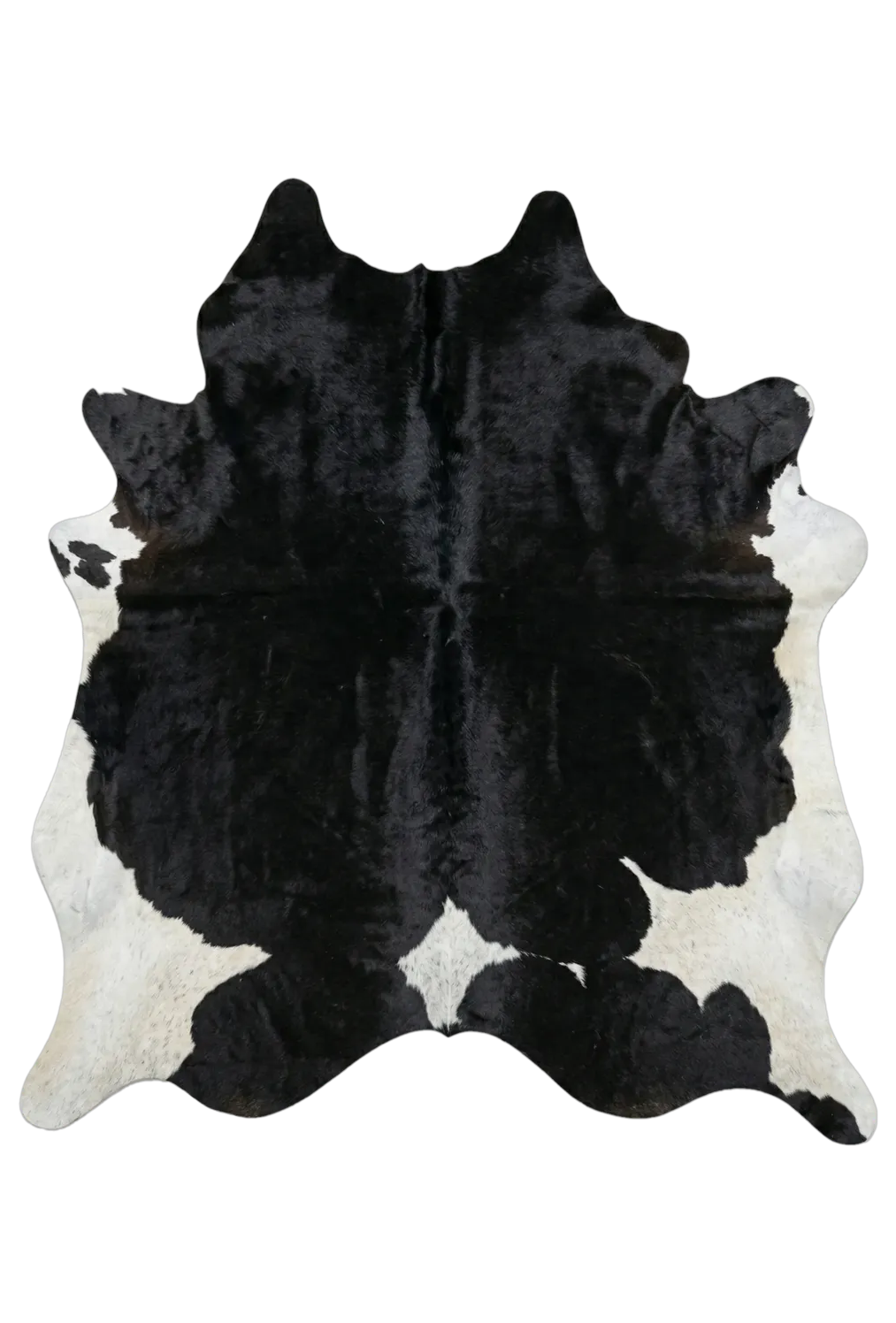 Audrey Black and White Cowhide Rug 8'3" L X 6'8" W