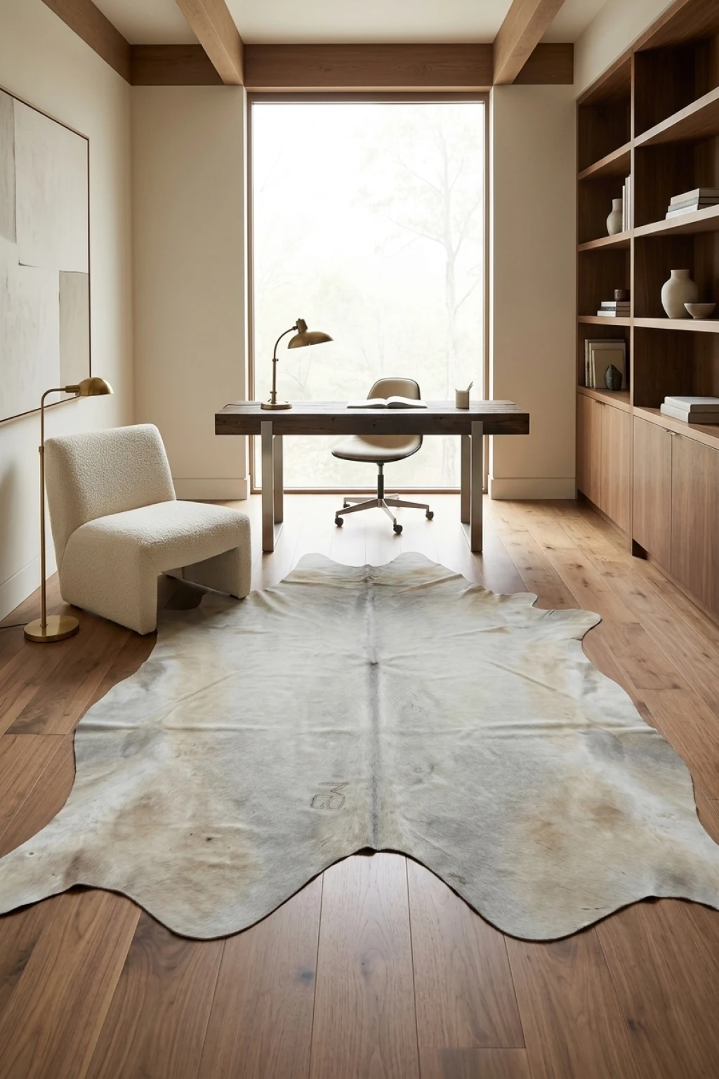  Brindle Cowhide Rug 8'3" L X 7' W